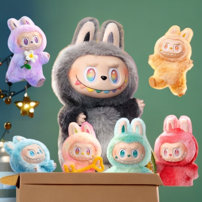 【爆款拉布.布】L.abubu三代前方高能盲盒潮玩公仔礼脸3.0挂件搪胶