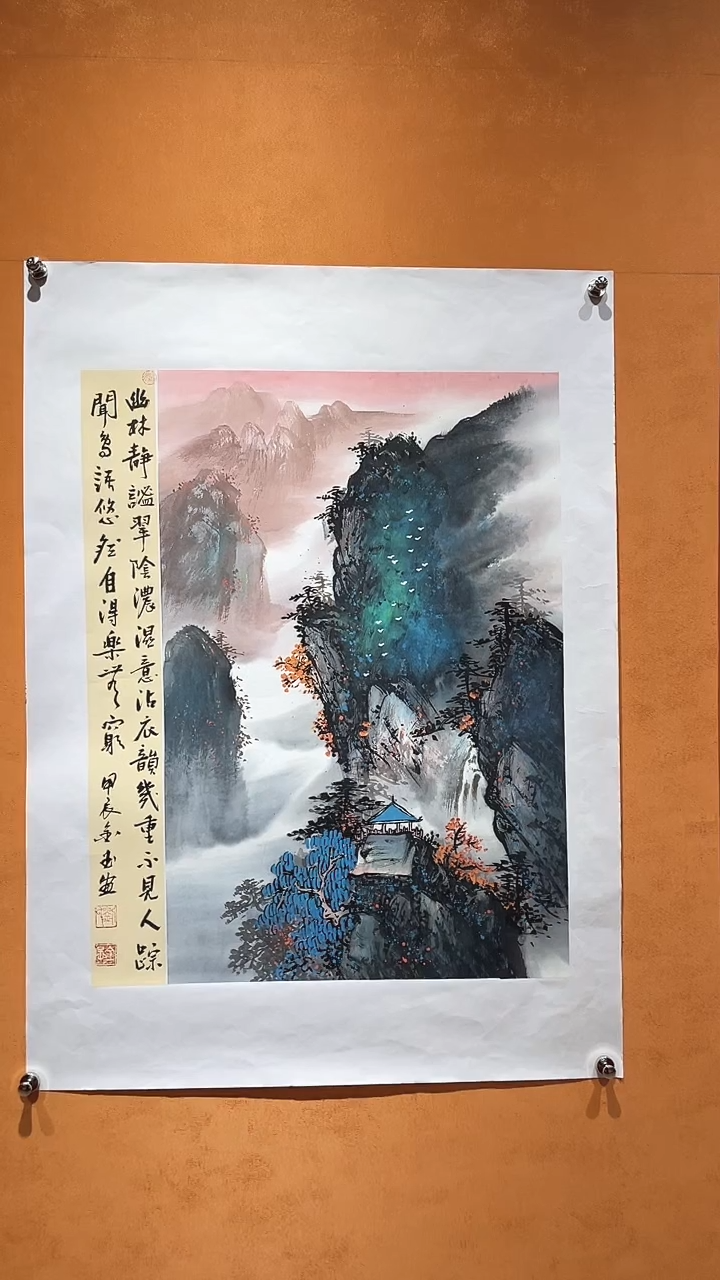 国画刘金玉老师亲笔手绘