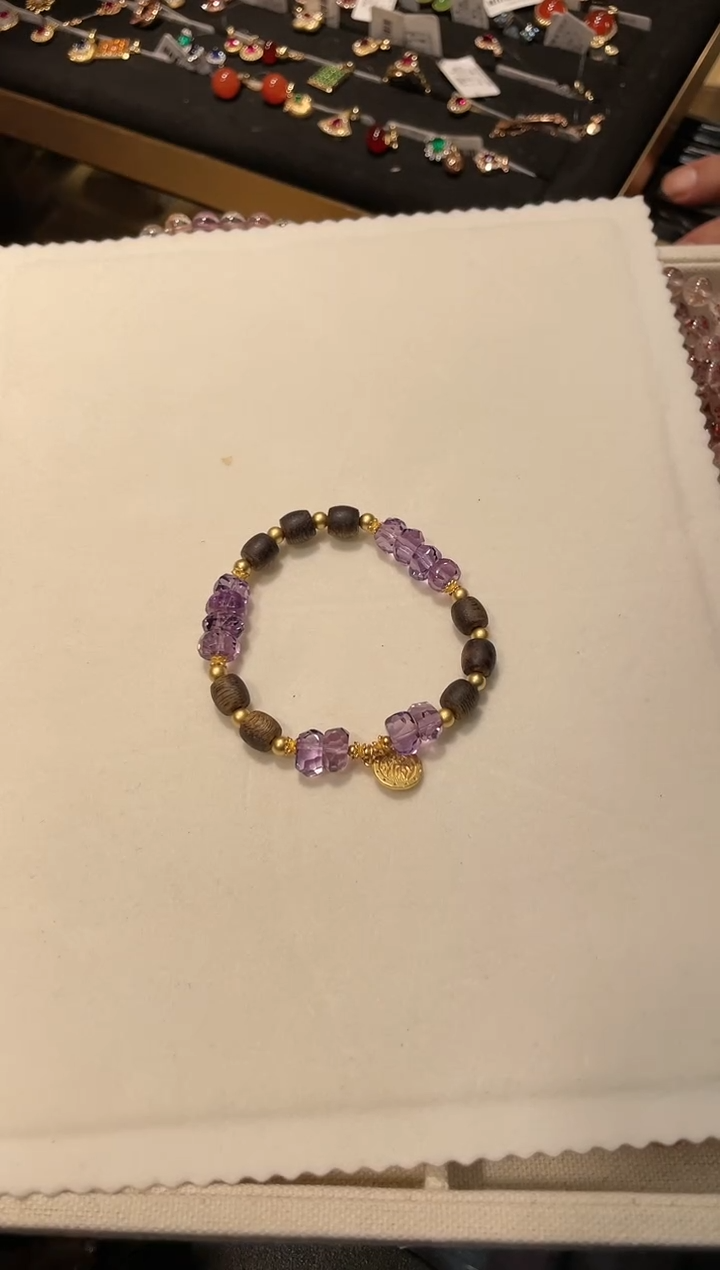 水晶手串未镶嵌天然水晶手串