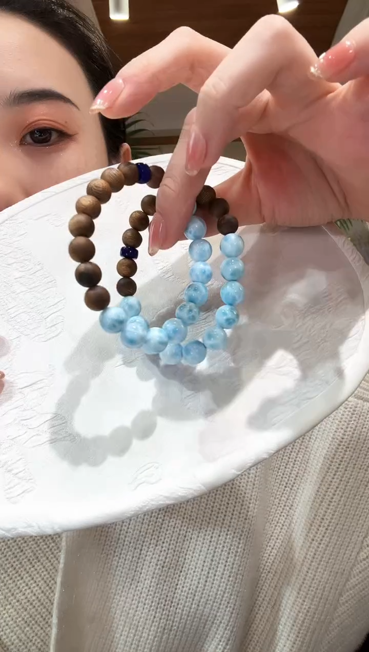 【闪购商品】针钠钙石（海纹石）手链未镶嵌多样性发其一