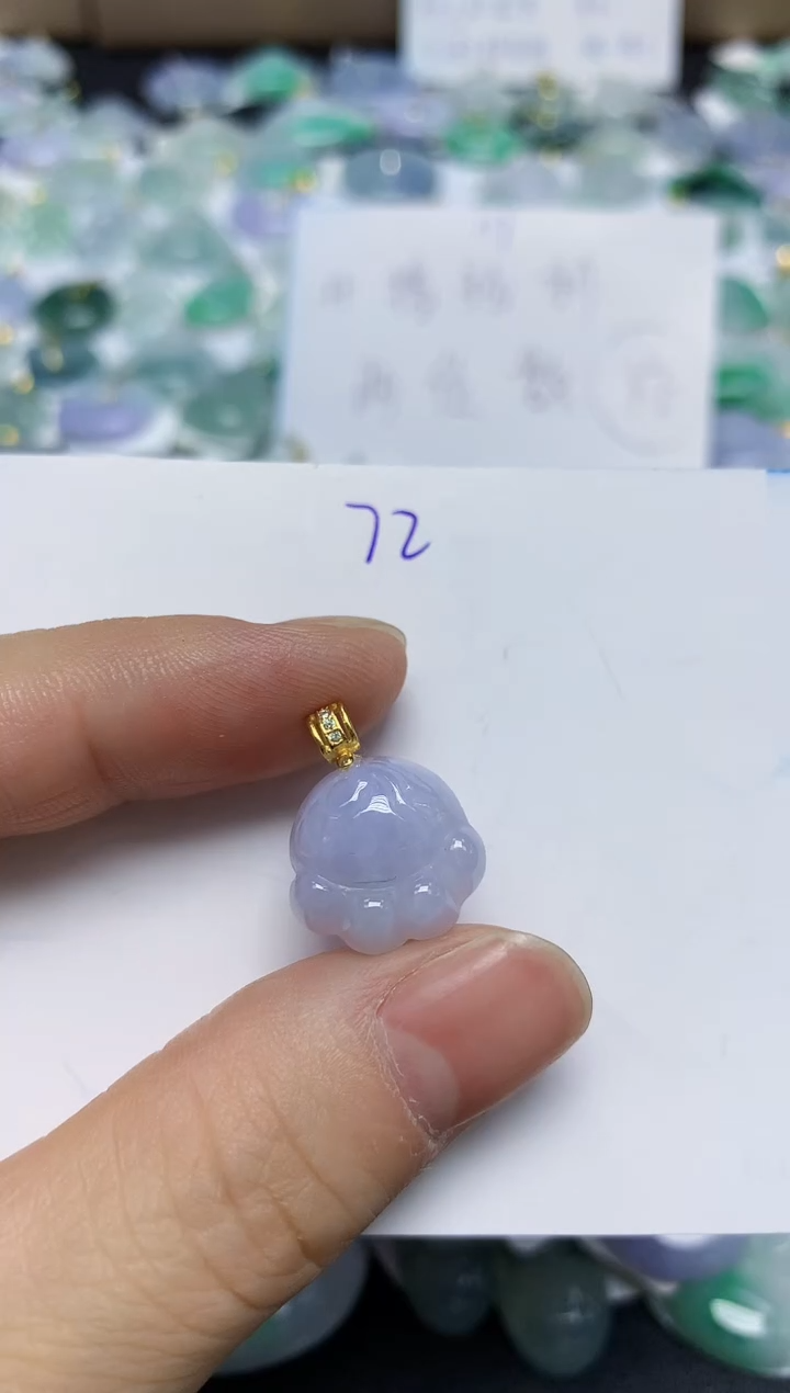 颈饰未镶嵌翡翠天然缅甸翡翠A货翡翠百元以上9元证书费自理