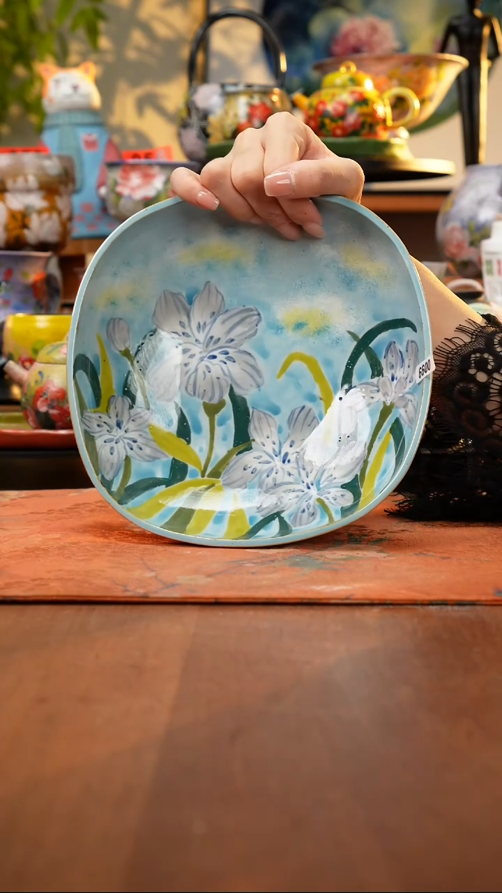 瓷片景德镇手工手绘099