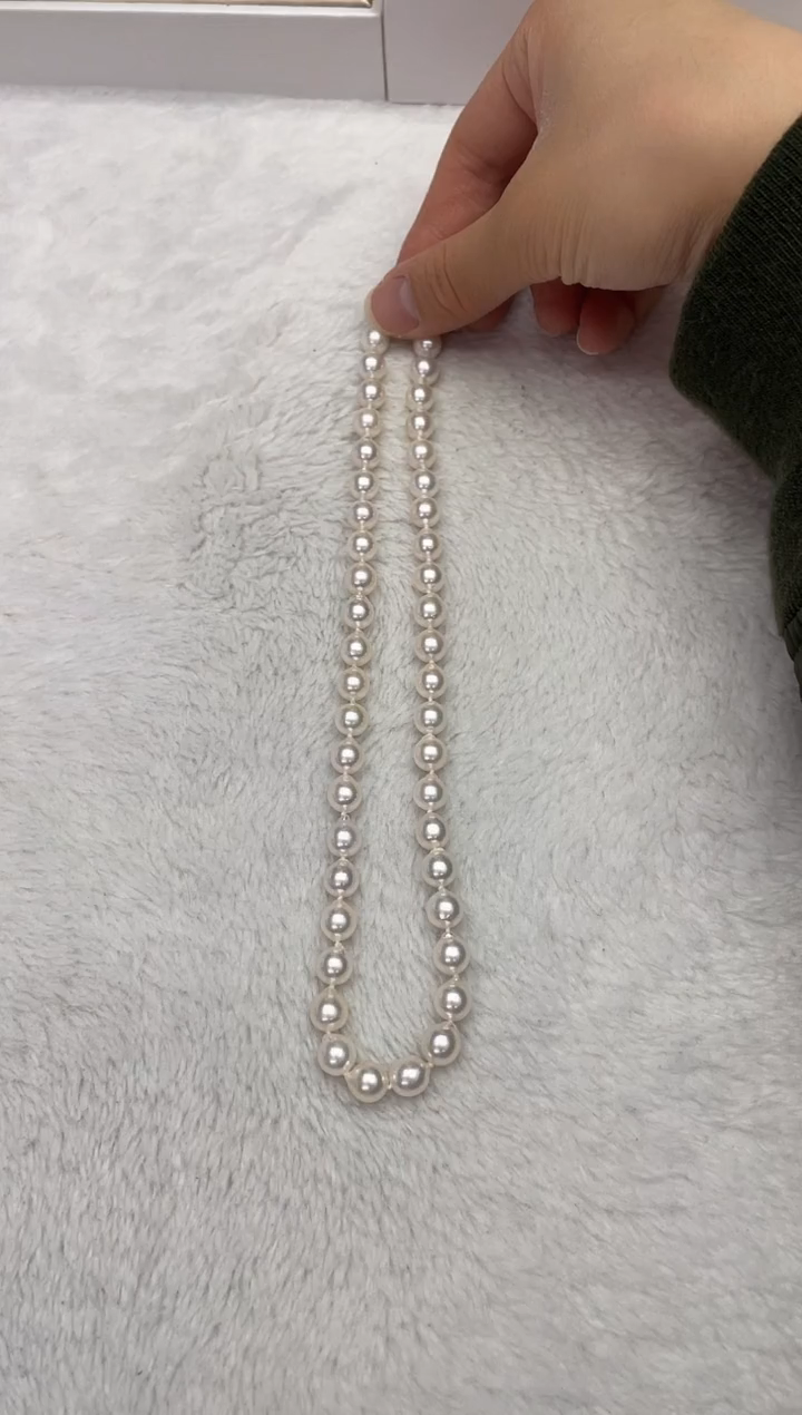 【闪购商品】海水珍珠颈饰未镶嵌AK8-8.5mm（多样性发一）