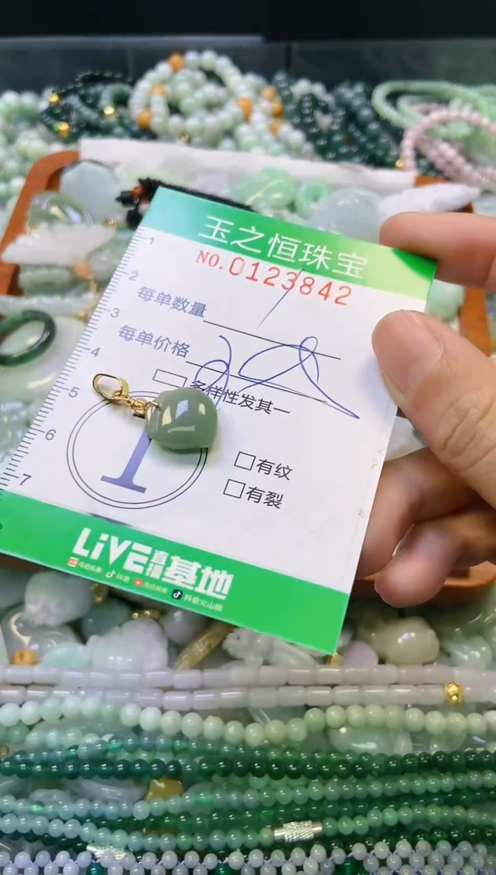 翡翠未镶嵌颈饰闪购0123842