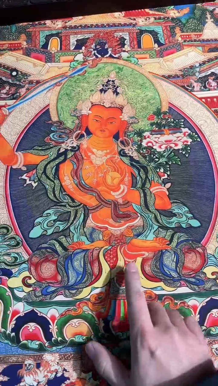 卷轴画天天的唐卡tk160
