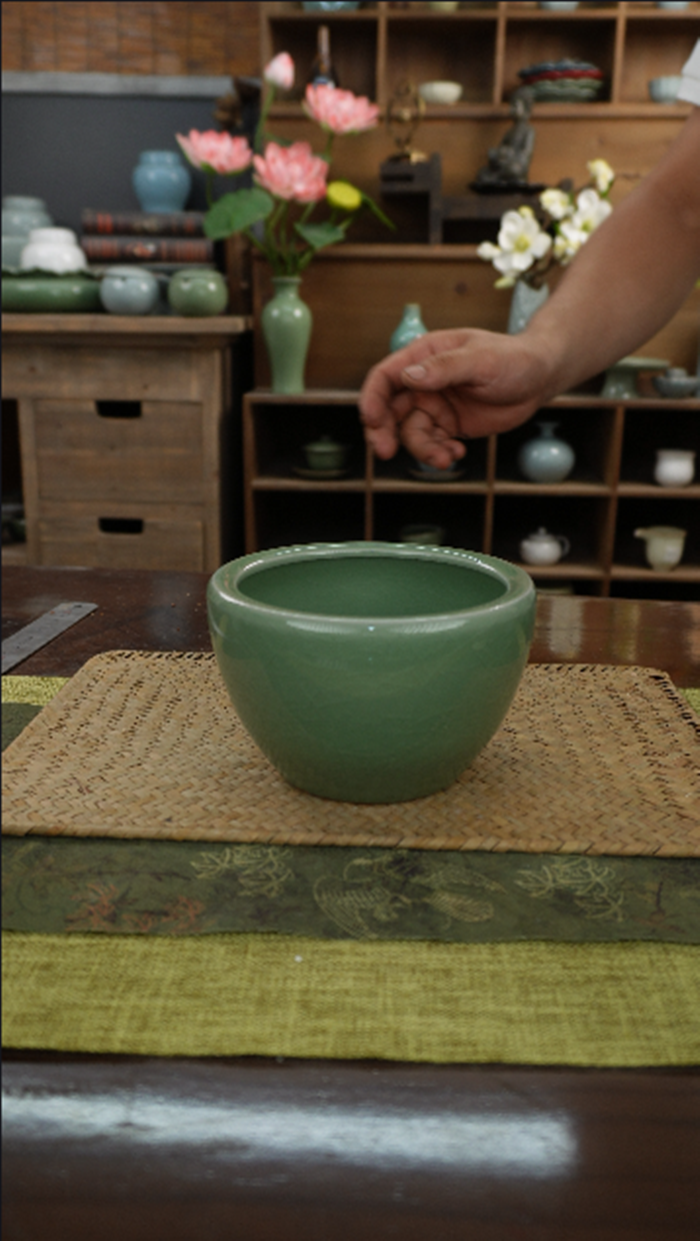 【闪购商品】苹果厚边茶渣缸A-11.5