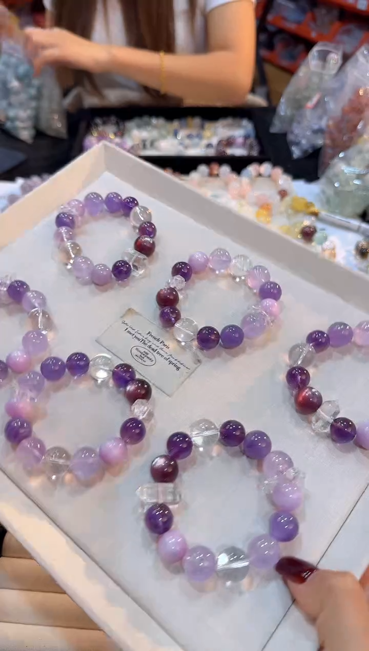 未镶嵌手链水晶002/手串多样性发其一/13-14