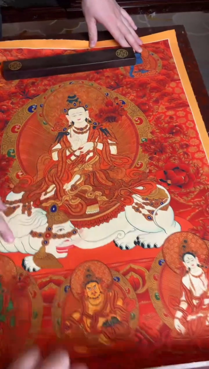 卷轴画手绘唐卡172