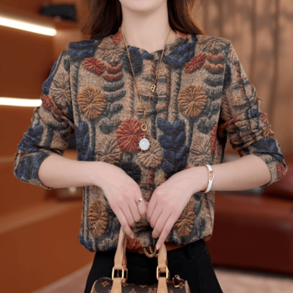 长袖打底衫女春秋冬可外穿洋气妈妈内搭上衣卫衣绒衫