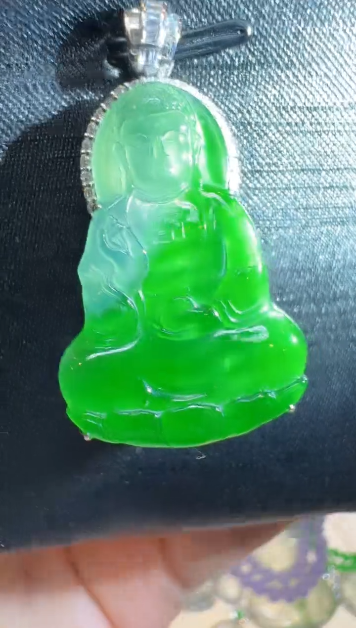 【闪购商品】翡翠吊坠(不含链)18K金镶嵌多样性团购发一件