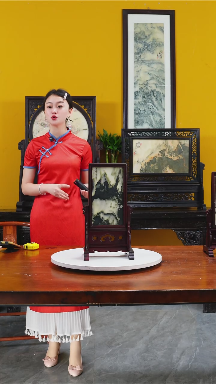 石材天然大理石画摆件