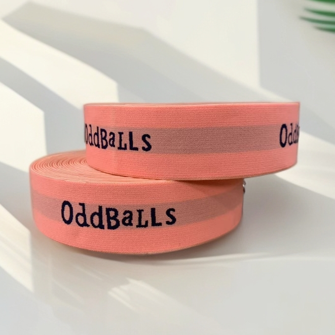 提花织字高弹力松紧带可用于裤腰带内裤带等