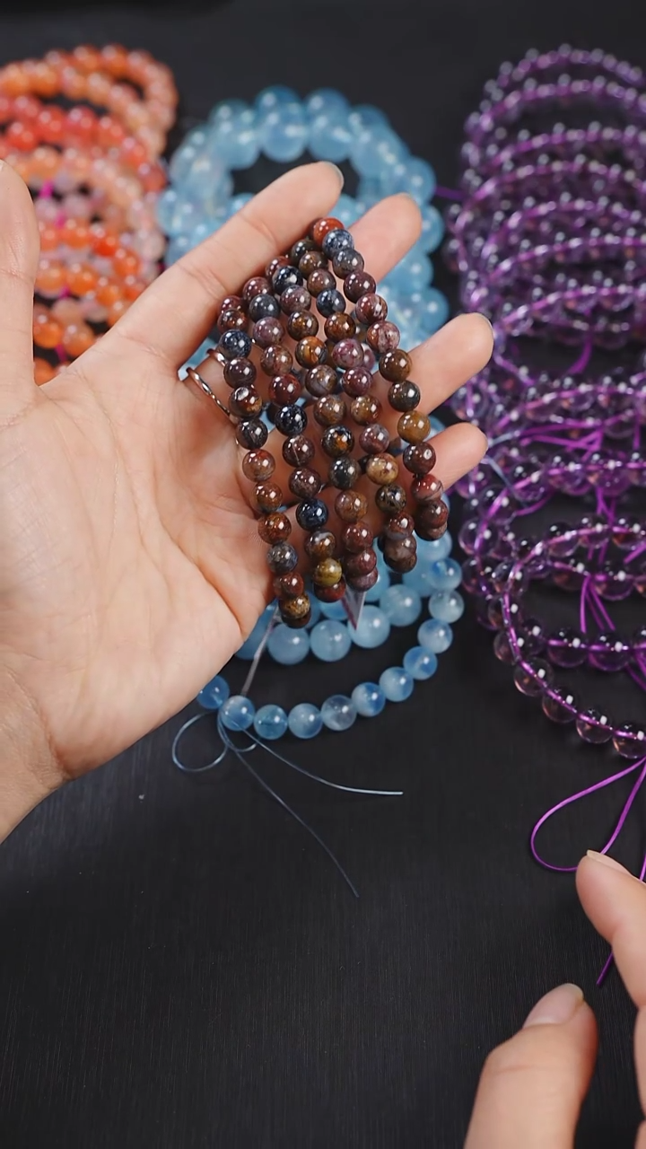 【闪购商品】木变石单圈未镶嵌A024-彼得石单圈7mm-多样性发其一