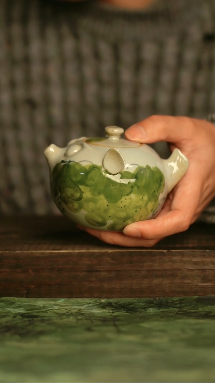 手工手绘瓷器青诗集手工手绘瓷器