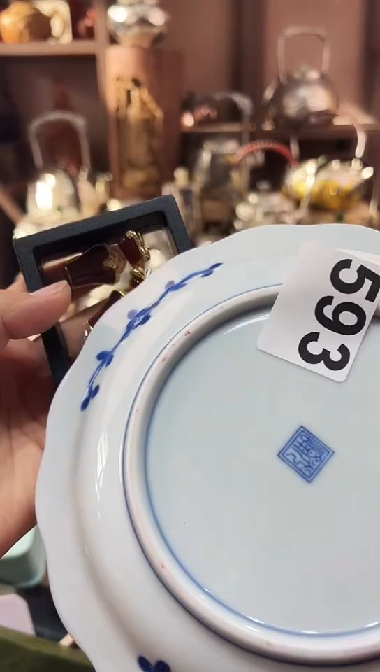 瓷片淡**竹593                