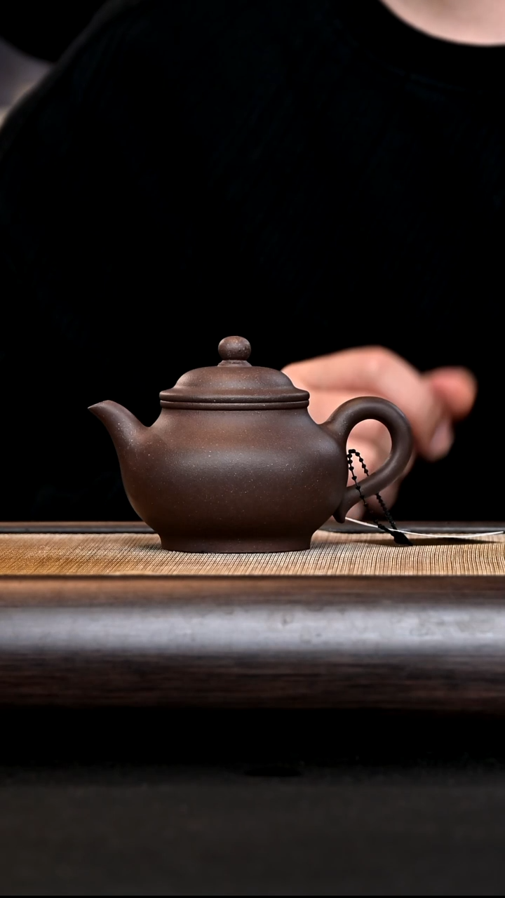 【闪购商品】紫砂茶壶2614 静思 天青