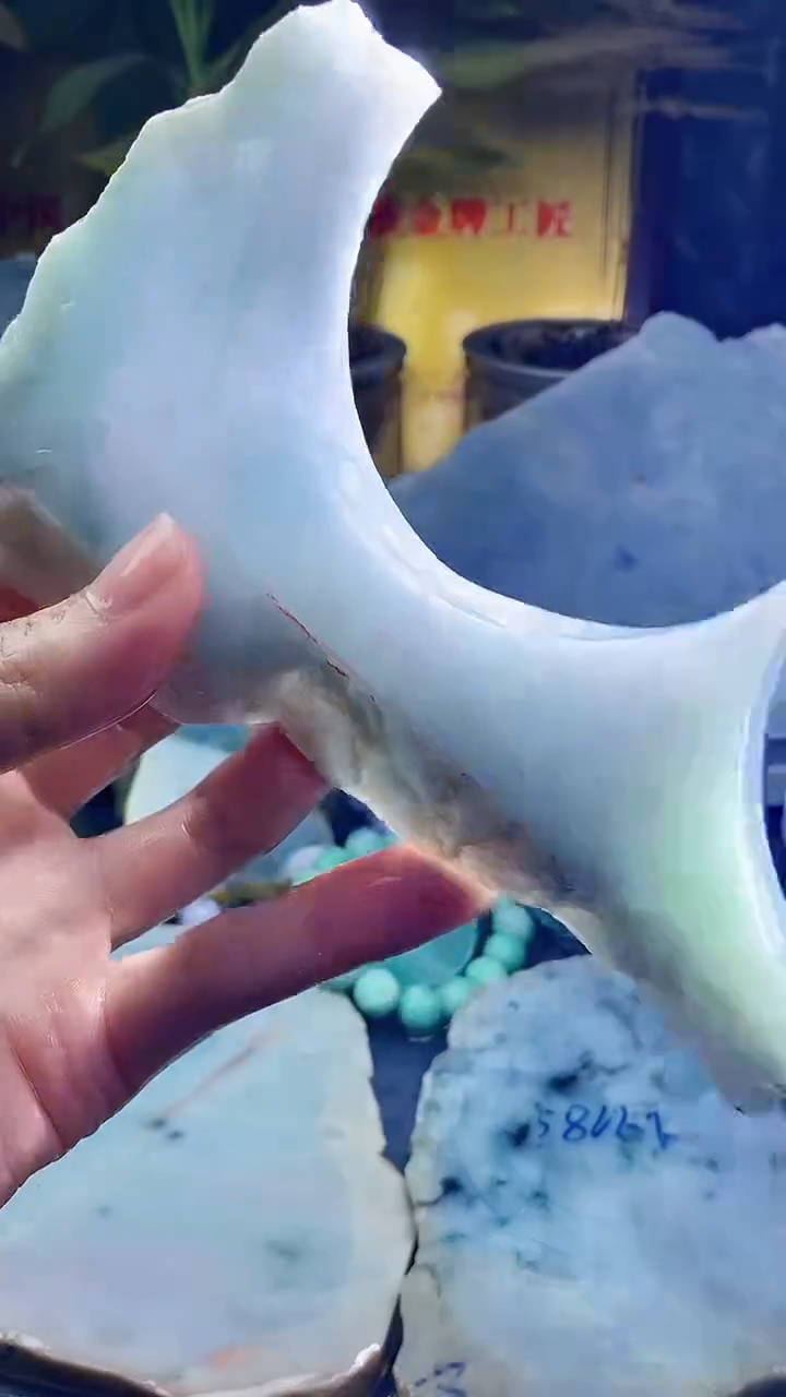 未镶嵌挂件翡翠小雨477