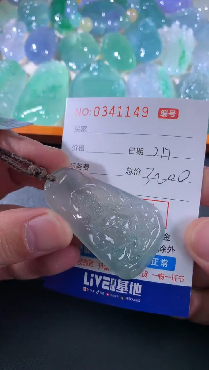 【闪购商品】翡翠颈饰未镶嵌天然A货翡翠