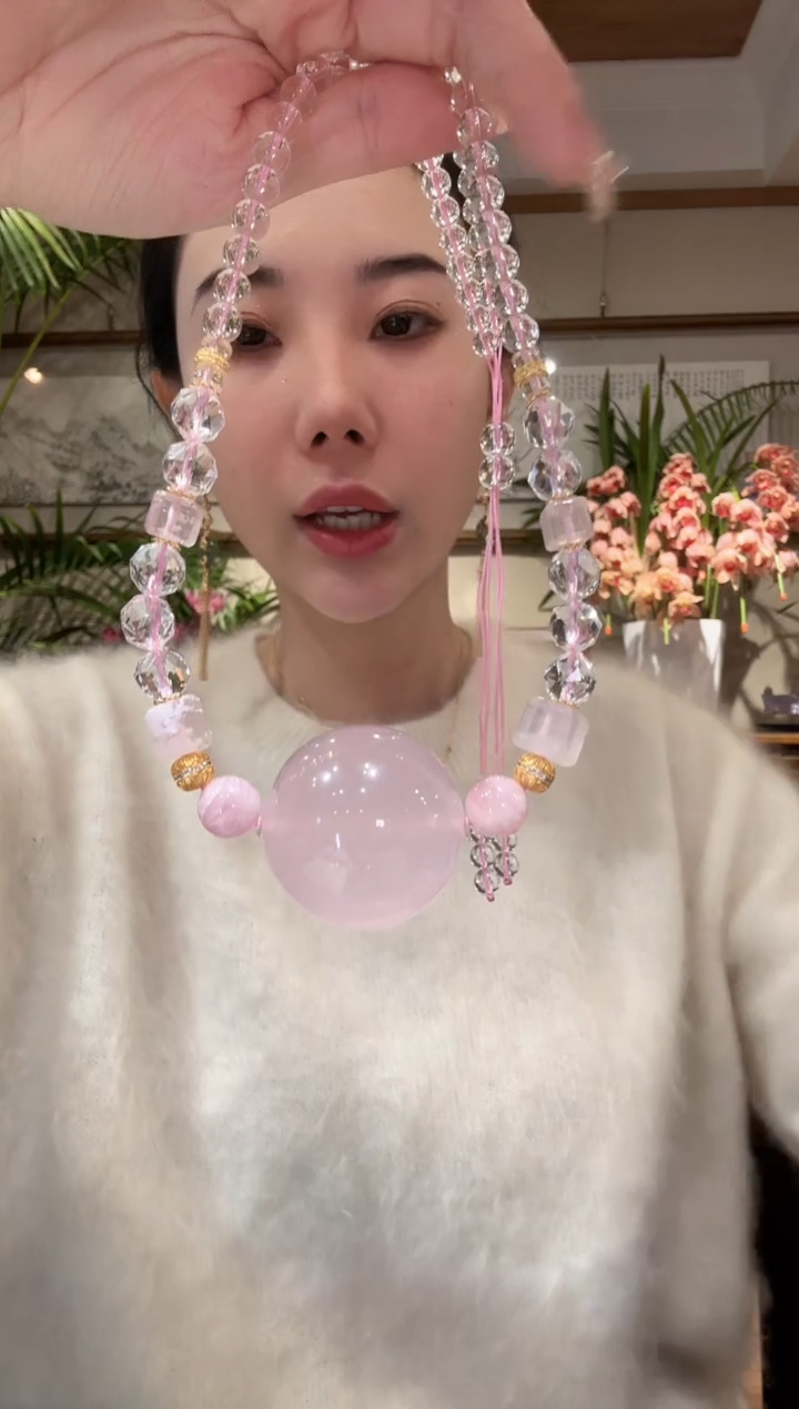 【闪购商品】水晶颈饰未镶嵌国风