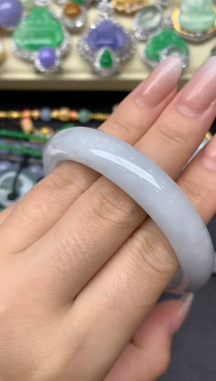 翡翠手镯未镶嵌98-七夕珠宝季