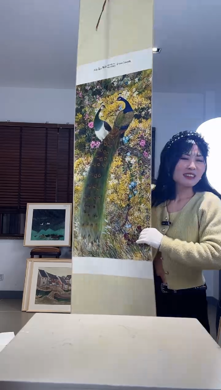 【闪购商品】版画耿玉琨限量作品亲签盖章版画S