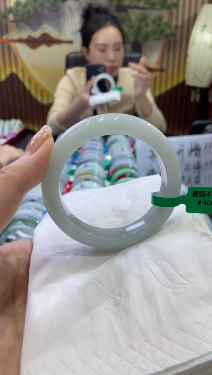 未镶嵌手镯翡翠0007280