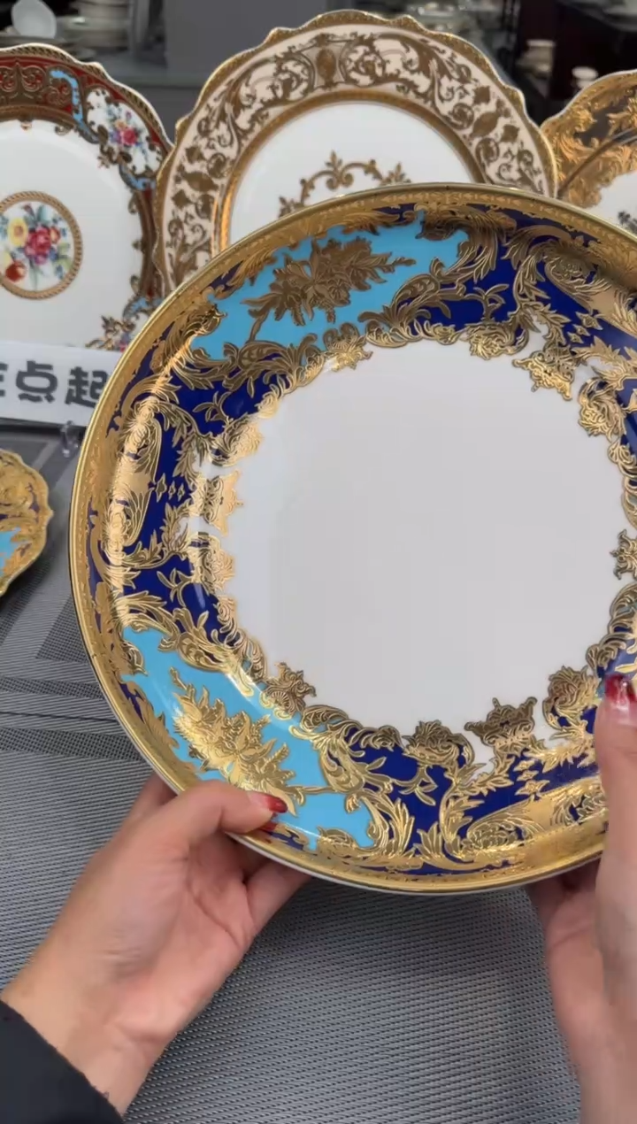 【闪购商品】瓷片12英寸 窝盘1个 瑕 福利价