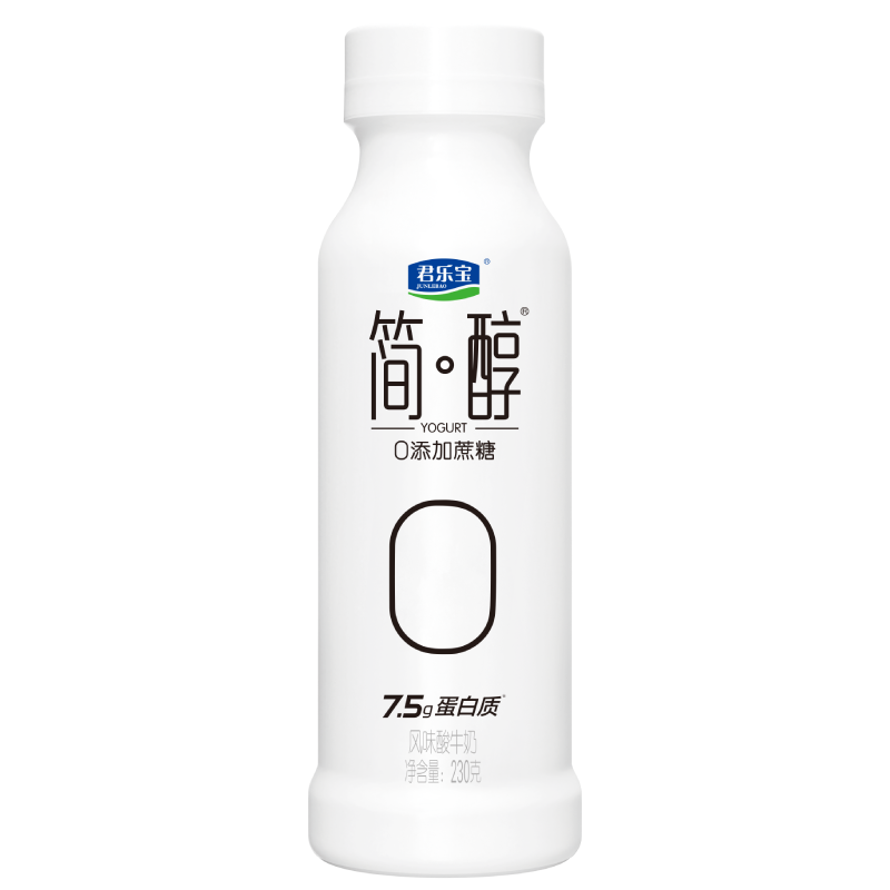 君乐宝简醇（0添加蔗糖）酸奶原味230g