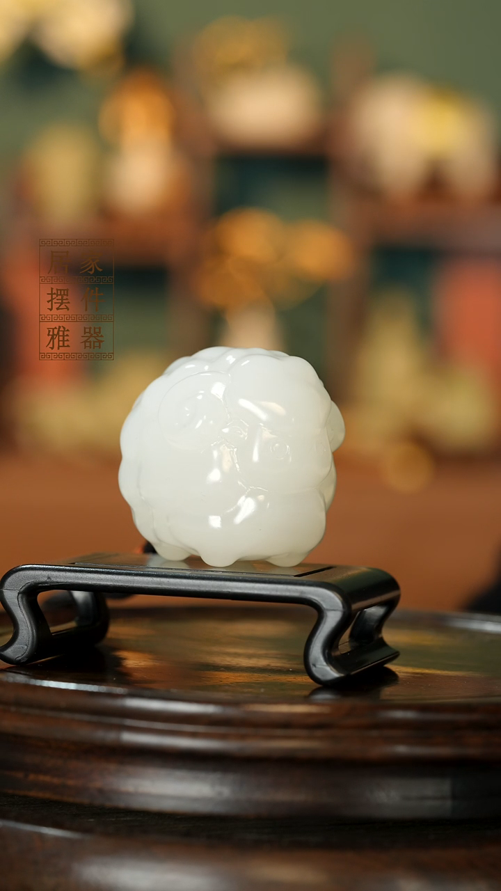 玉《喜气洋洋》摆件
