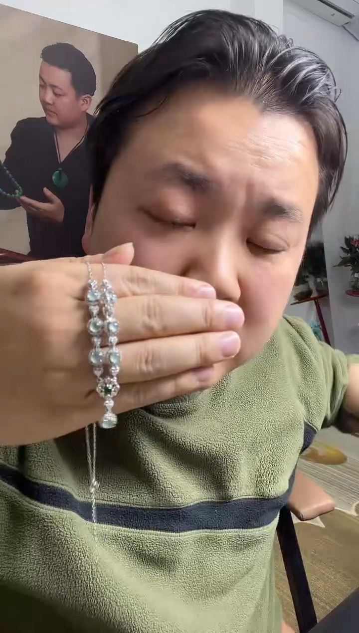 【闪购商品】翡翠颈饰银S925镶嵌吊坠