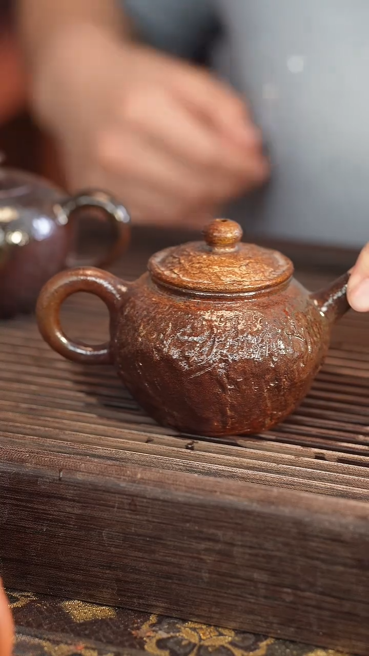 茶壶紫砂原矿手工制作28号 170cc