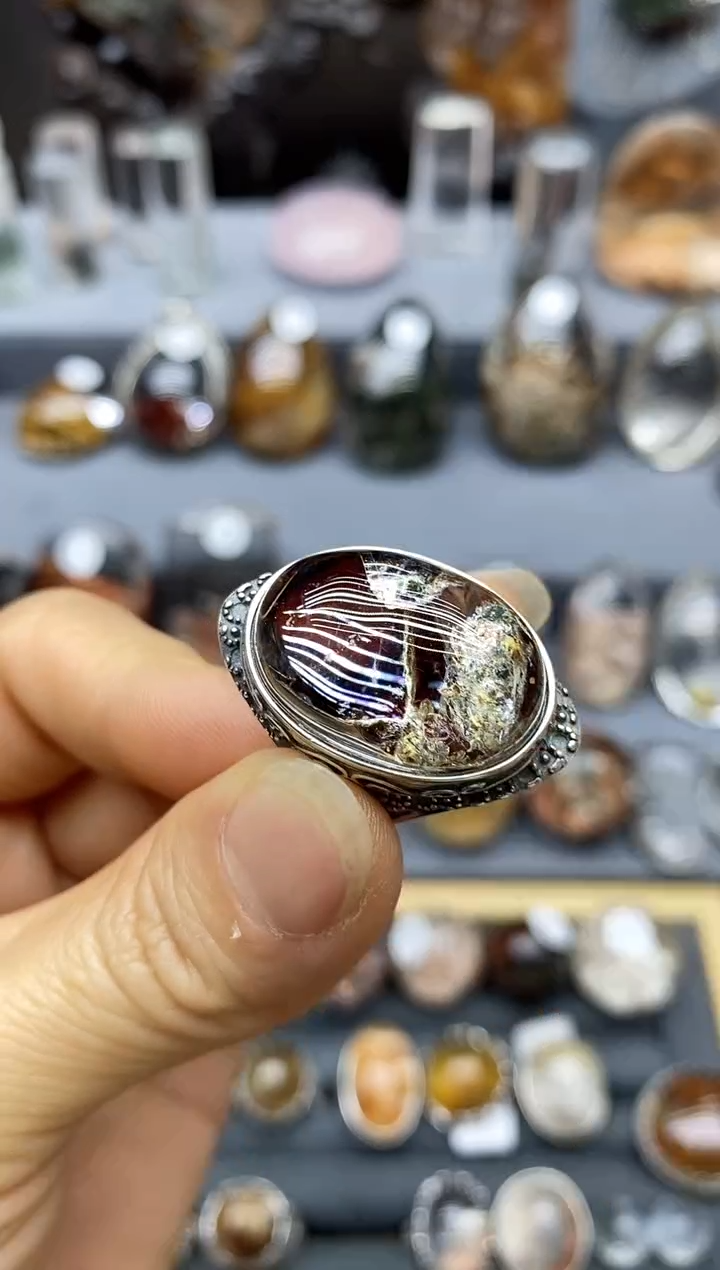 【闪购商品】水晶戒指银S925镶嵌水晶水晶