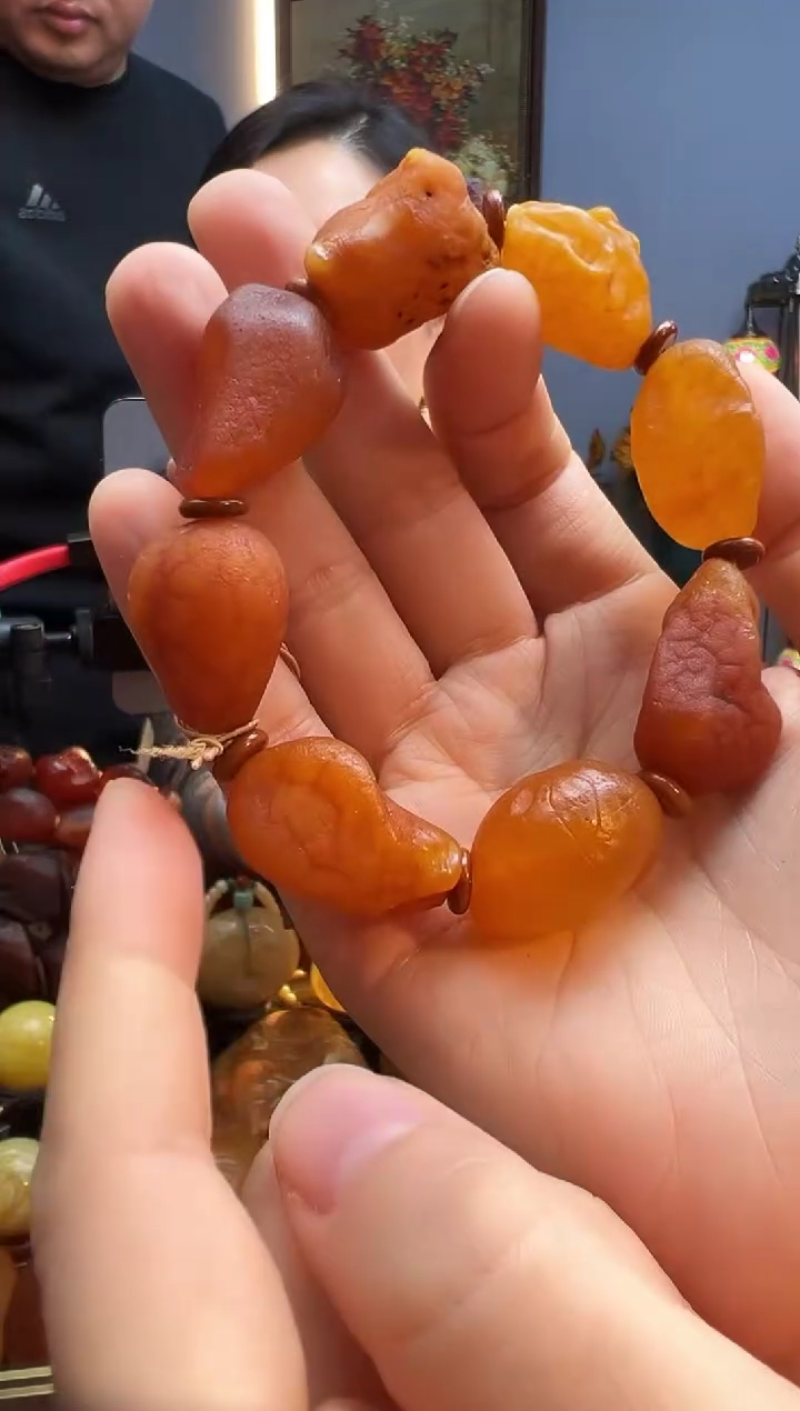 手链琥珀未镶嵌手串