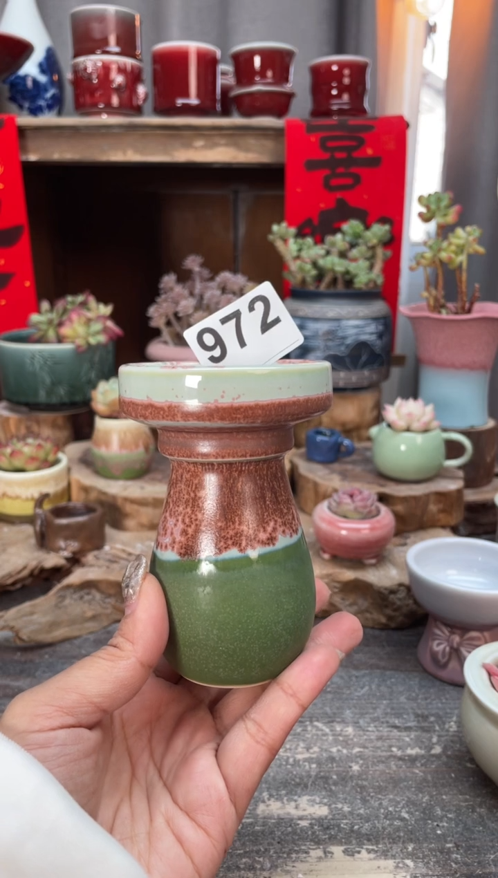【闪购商品】摆件972知木小芳花盆