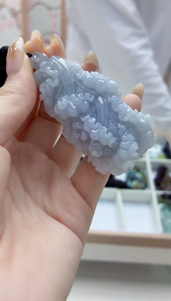 未镶嵌定制翡翠4898jw-毛货挂件19