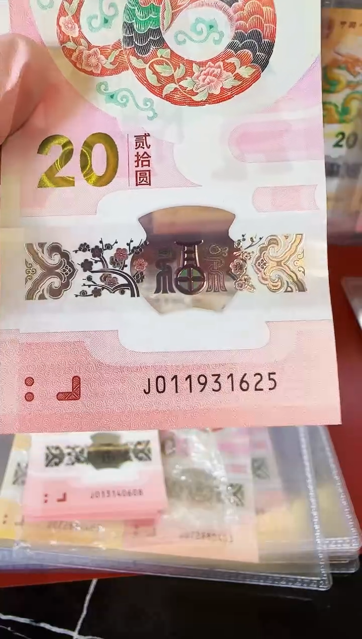 【闪购商品】塑料2025蛇钞单张011931625裸