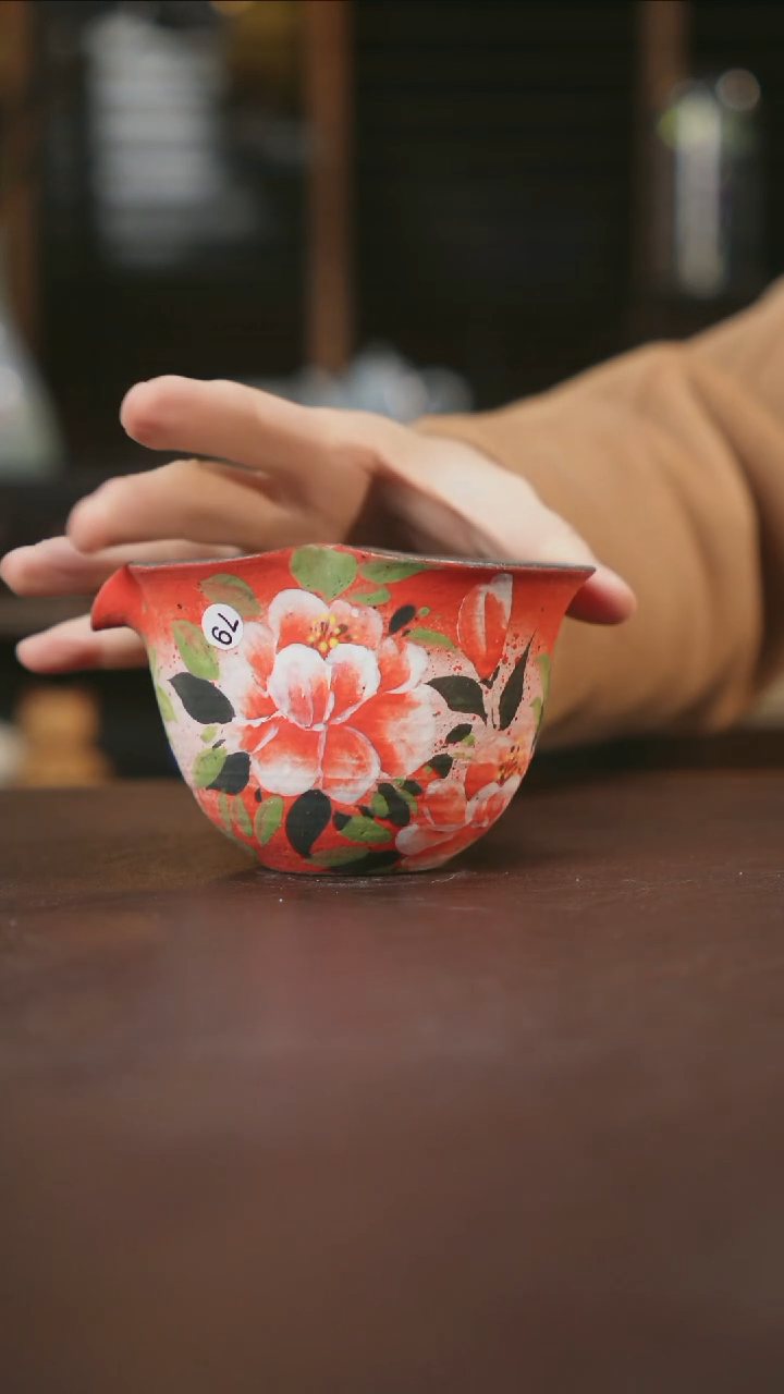 【闪购商品】杯景德镇陶瓷杯碗柴烧多人