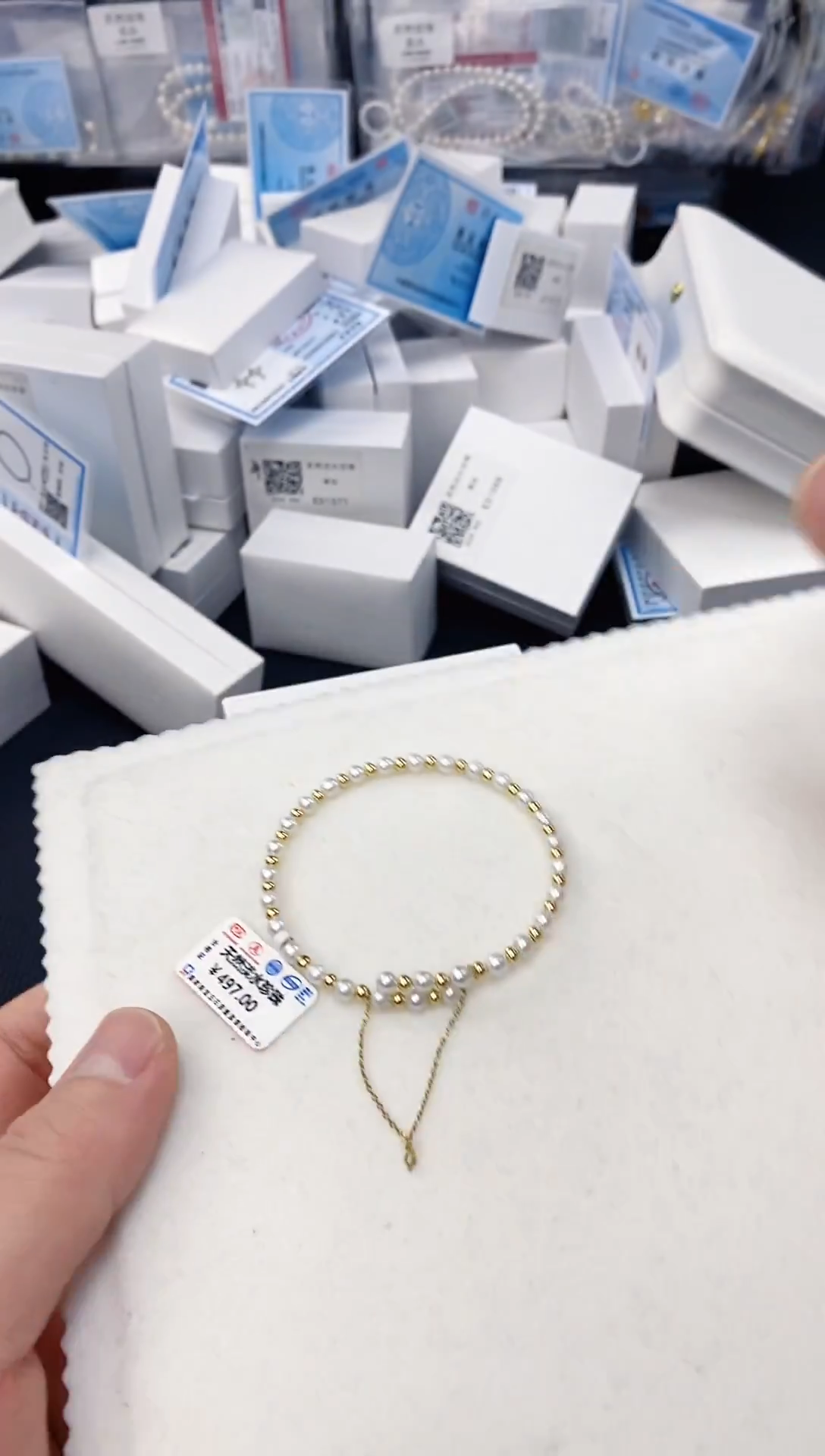 未镶嵌耳饰淡水珍珠SL1028