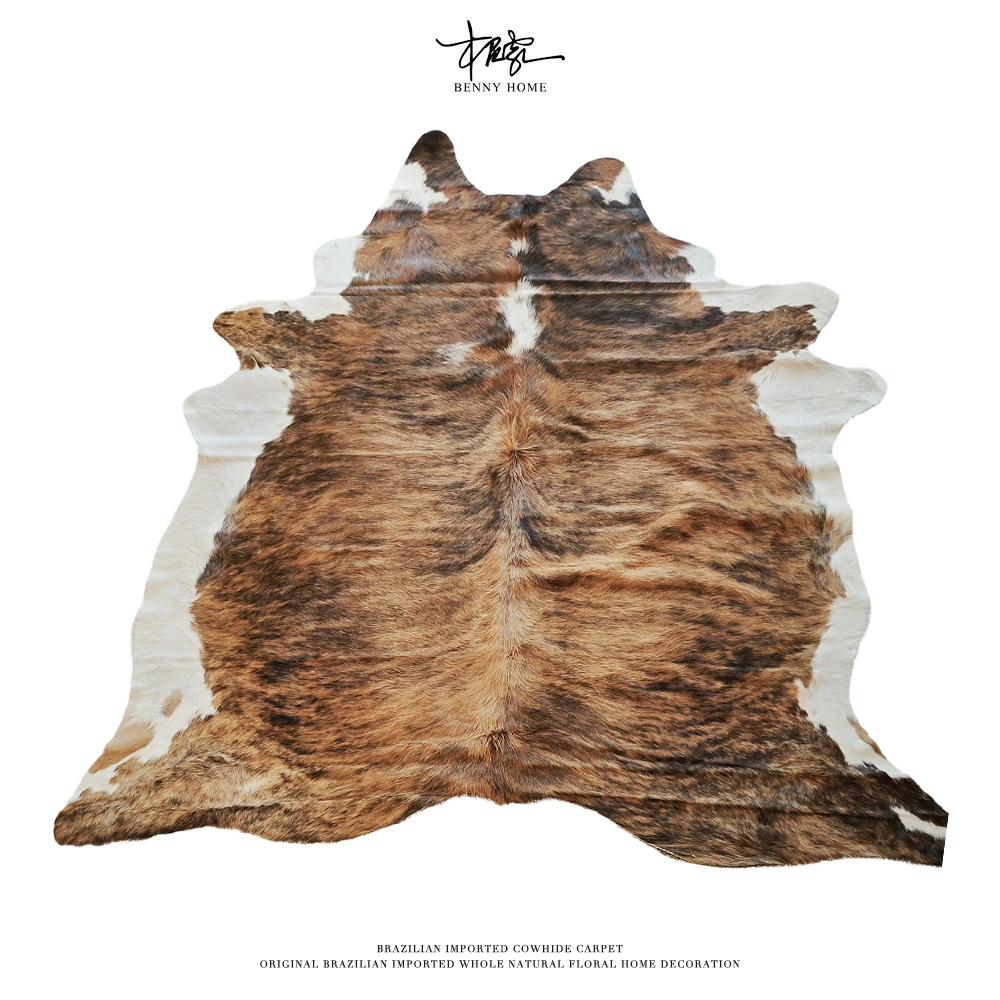 【本尼家】P427轻奢北欧风整张牛皮地毯240*200cm