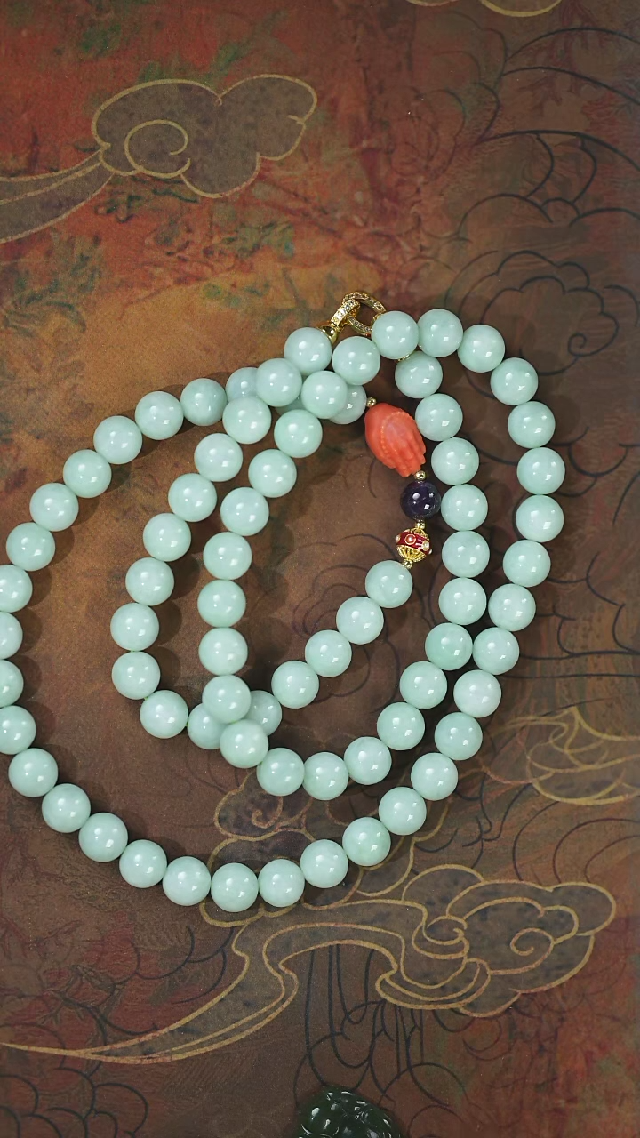 【闪购商品】翡翠挂件未镶嵌果绿问道@@x820