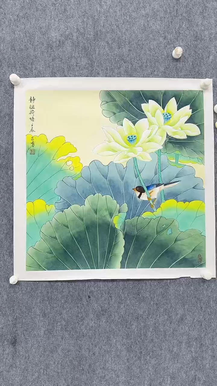 国画吴昌鸣4平尺国画作品