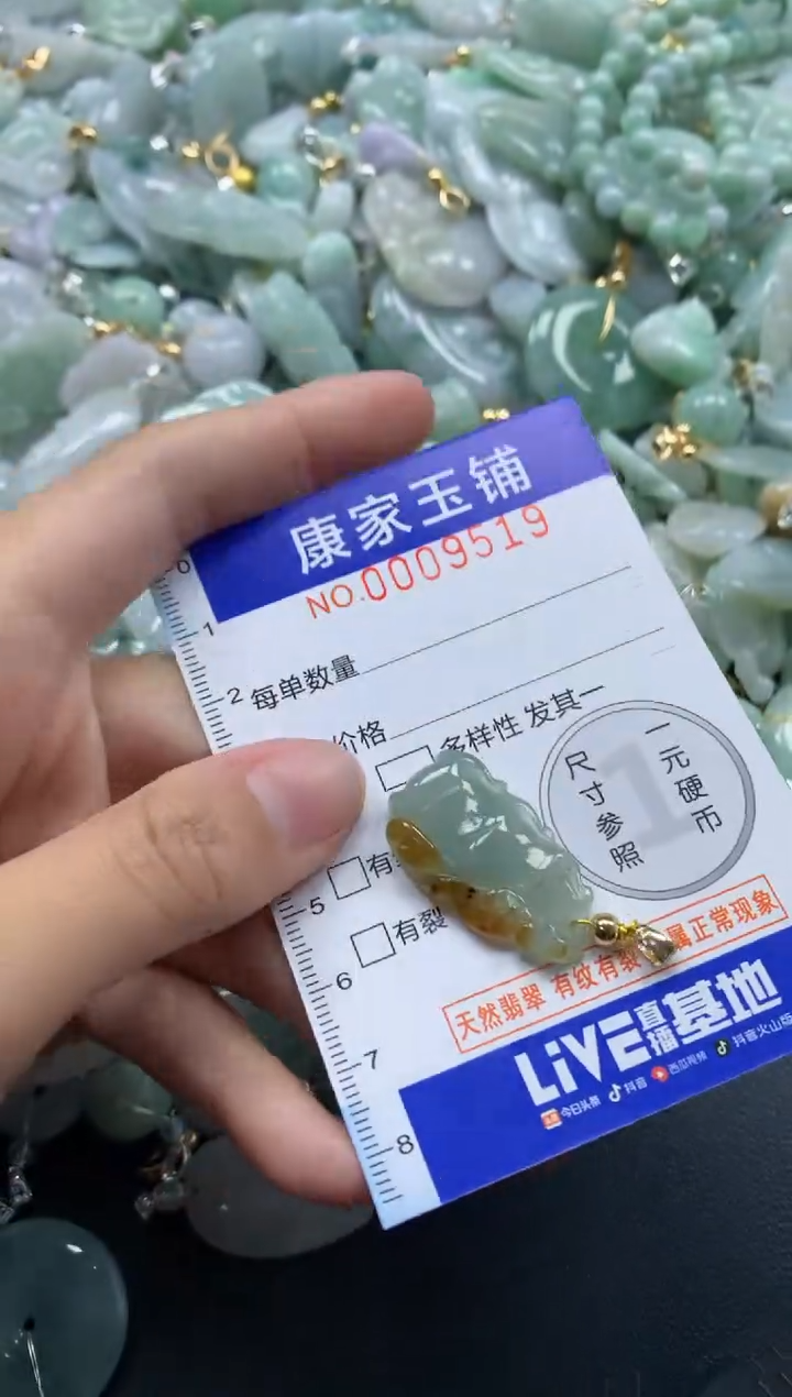 颈饰未镶嵌翡翠9519