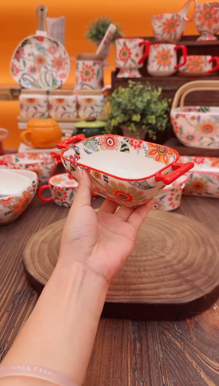 罐景德镇陶瓷餐具碗碟盘子