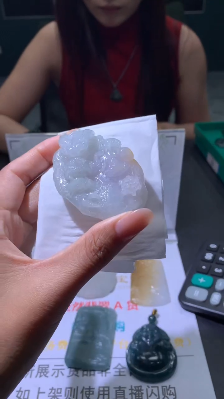 定制翡翠未镶嵌岭南当铺毛货-不退不换