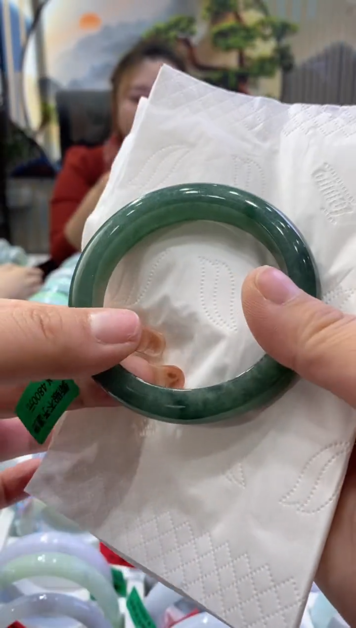 【闪购商品】翡翠手镯未镶嵌多人03974