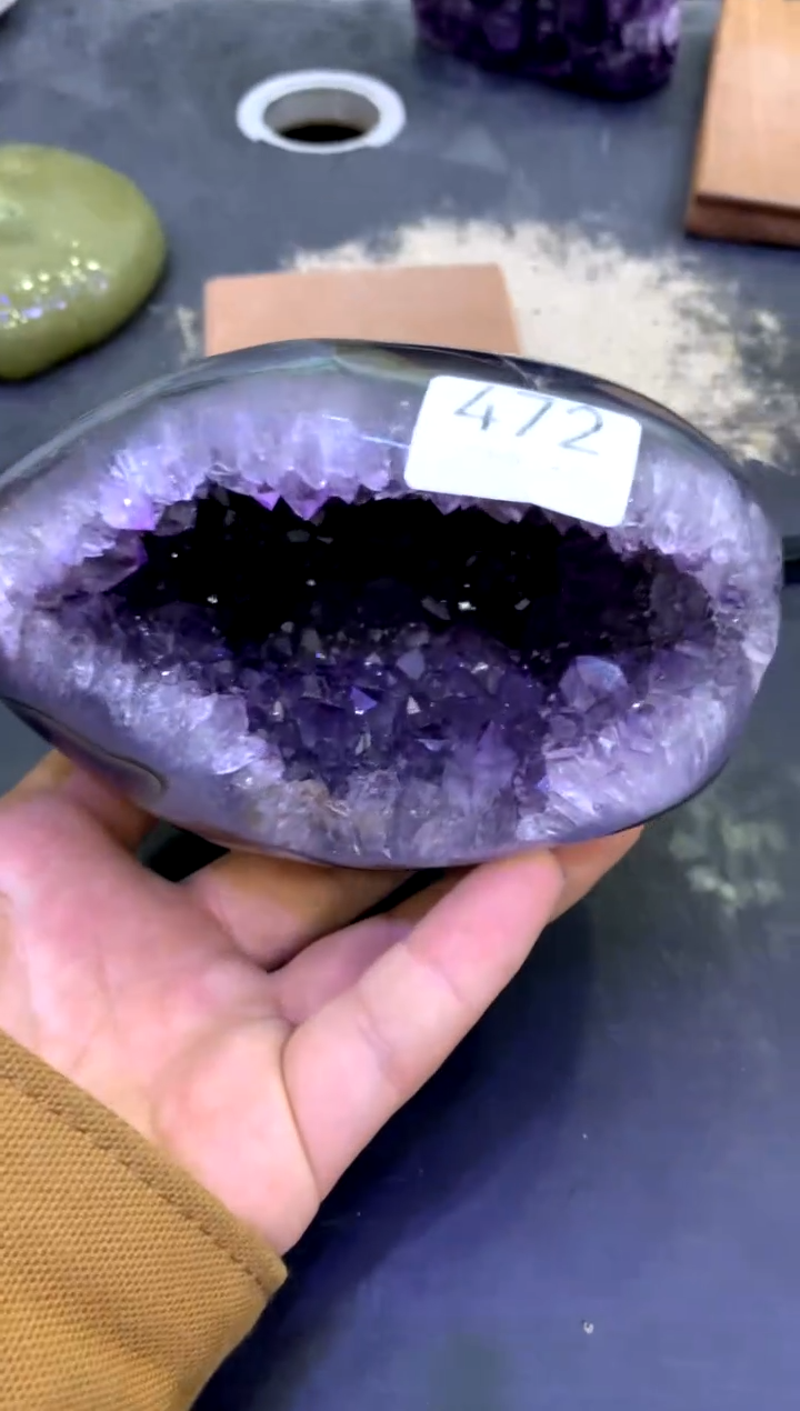 【闪购商品】水晶摆件未镶嵌天然紫水晶摆件472