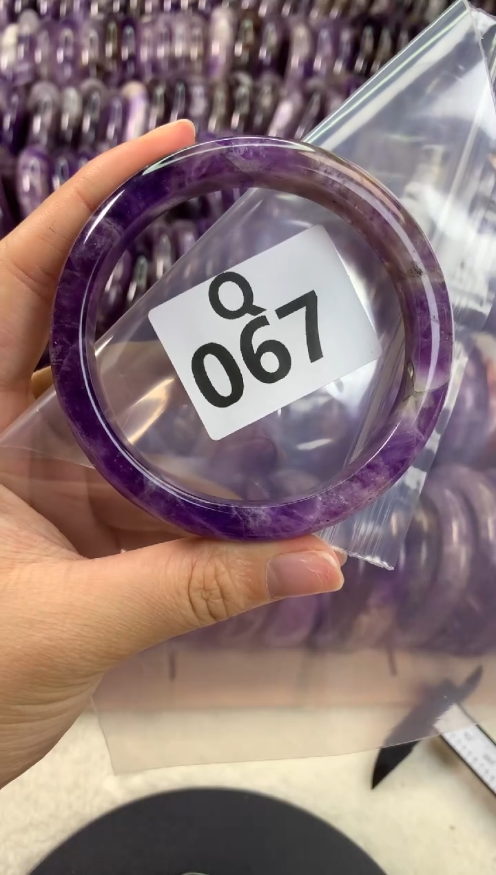 【闪购商品】水晶水晶手镯Q未镶嵌067-62