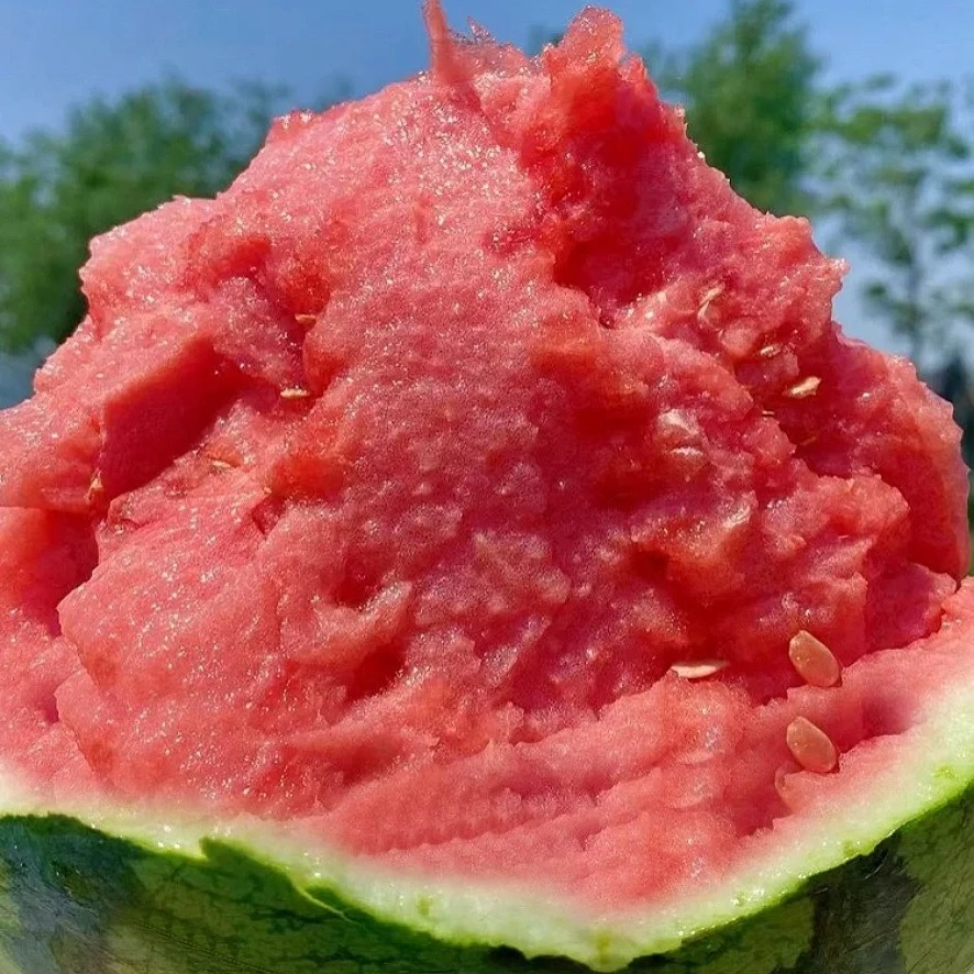 新到海南麒麟大西瓜，清凉爽口皮薄肉厚海南省