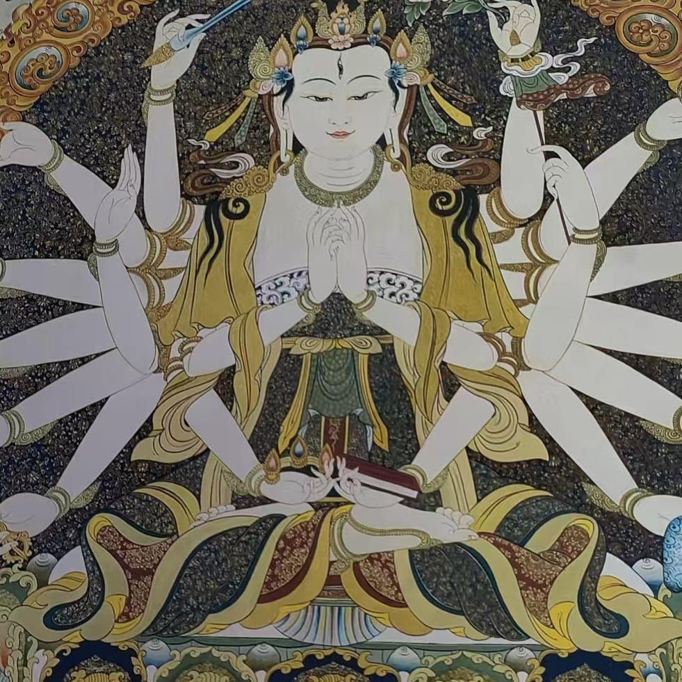 《千手千眼》元亩文化精品唐卡aa202