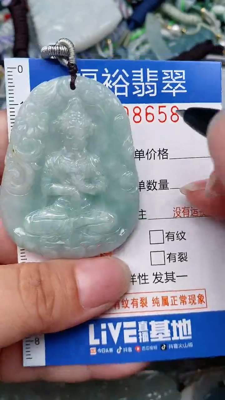 翡翠未镶嵌颈饰...0008658